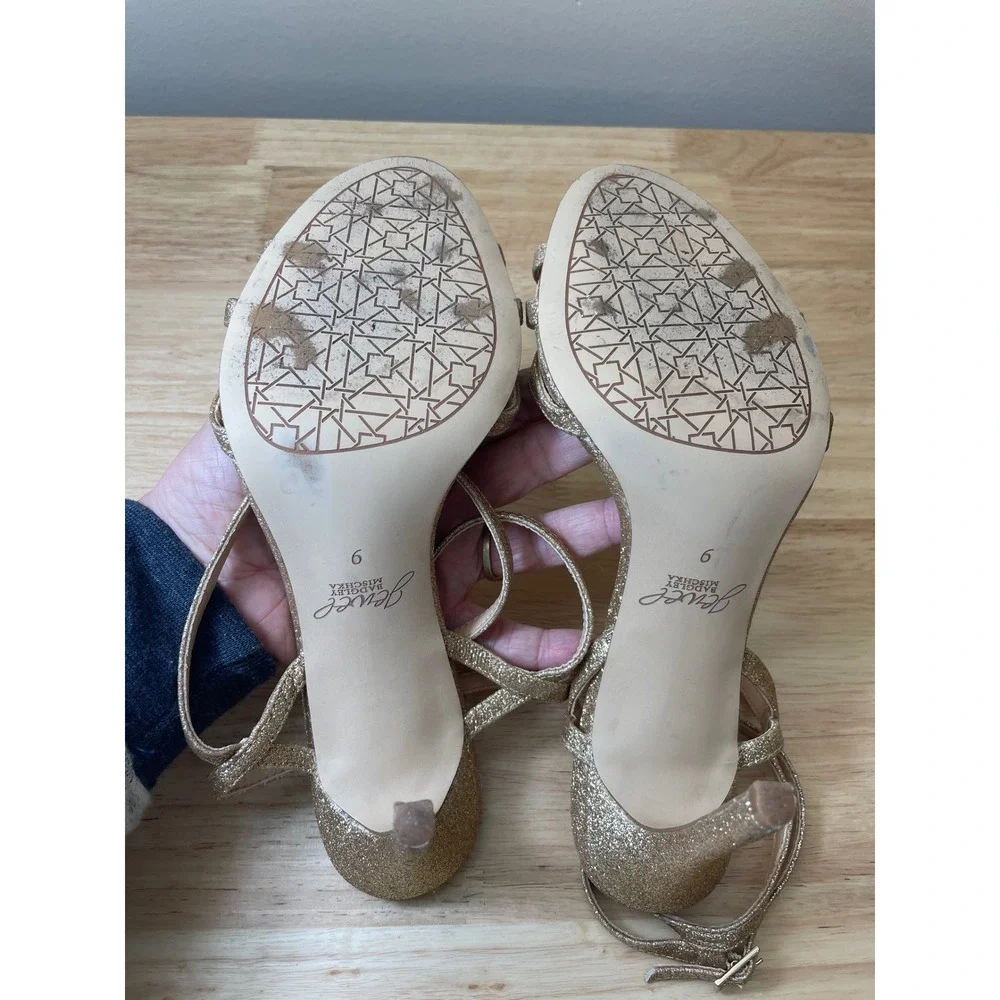 Jewel Badgley Mischka sparkling gold